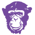Purple Monkey Icon